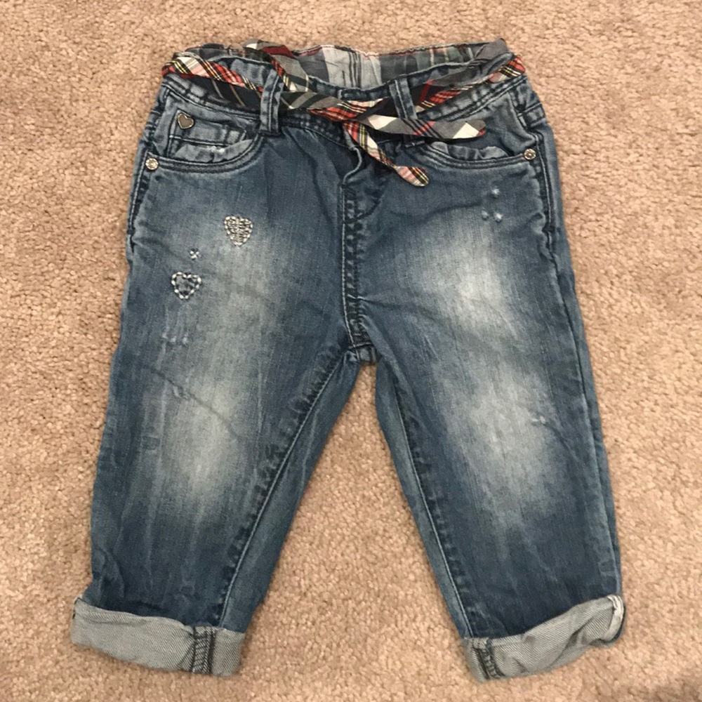 Zara Baby Distressed Jeans (size 6-9m)